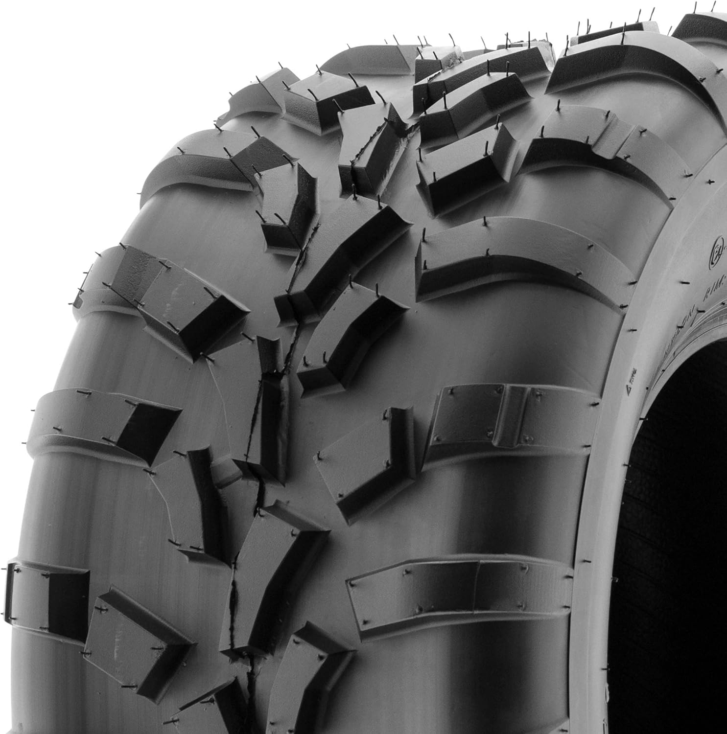 Set of 4 SunF A010 25x11-12 Front & 25x11-12 Rear ATV UTV Lawn Mowers Tires, 6 PR, Tubeless