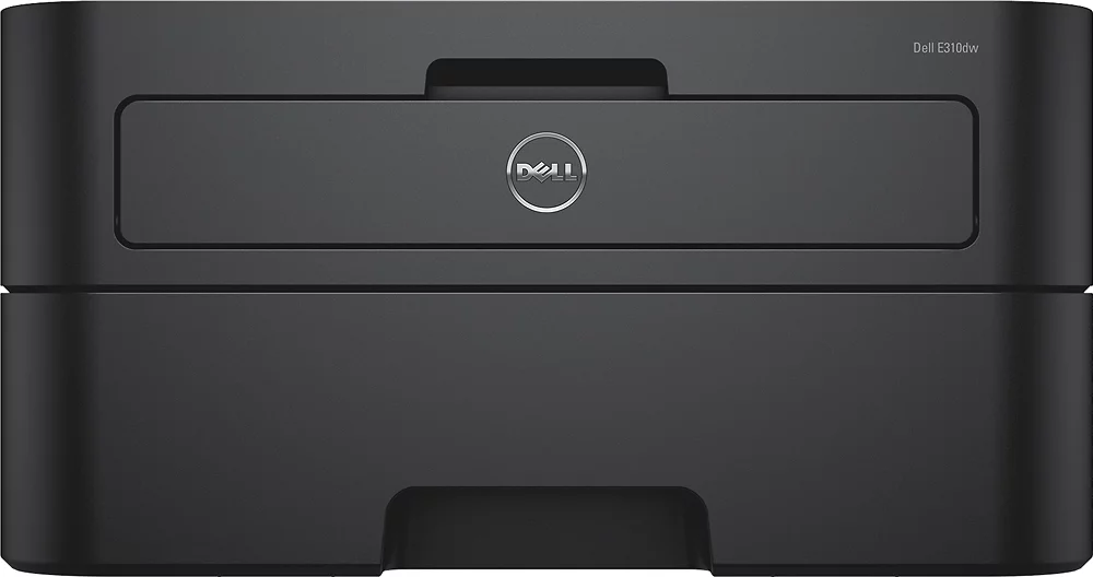 Dell - E310dw Wireless Black-and-White Laser Monochrome Printer - Black