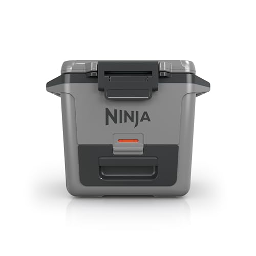 Ninja FB151GY FrostVault 50qt Hard Cooler with Dry Zone, Integrated Fridge-Temp Dry Storage Drawer, Premium Heavy-Duty Insulated Cooler