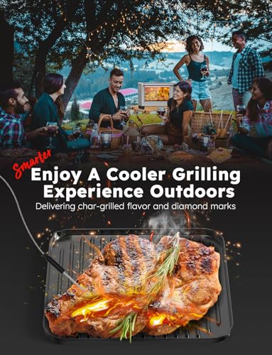 Nuwave Bravo XL Pro Air Fryer Toaster Oven with Grill Combo, 2025 New Ultra-Fast Convection System, 35% Crispier, 2X More Even, 142 Presets, 50-500F