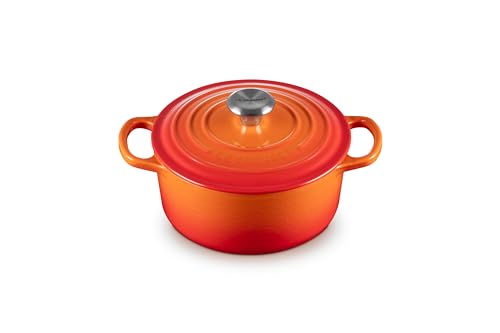Le Creuset Enameled Cast Iron Signature Round Dutch Oven, 5.5 qt., Cerise