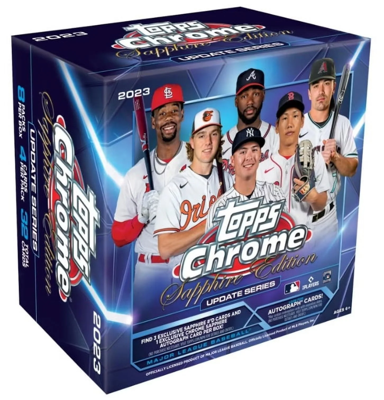 2023 Topps Chrome Update Sapphire Baseball Hobby Box (Find 1 Autograph!) - Curated Treasures Market