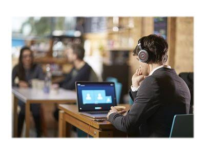 Jabra Evolve 80 UC stereo - Headset - full size - wired - active noise canceling