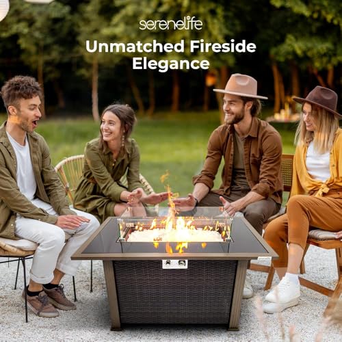 Outdoor Propane Fire Pit Table - CSA/ETL Certified Safe 50
