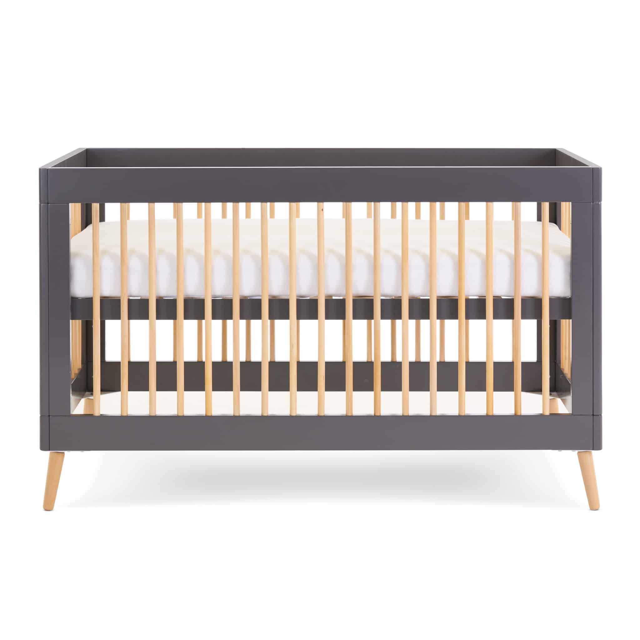 Obaby Maya 2 Piece Nursery Room Set – Slate with Natural