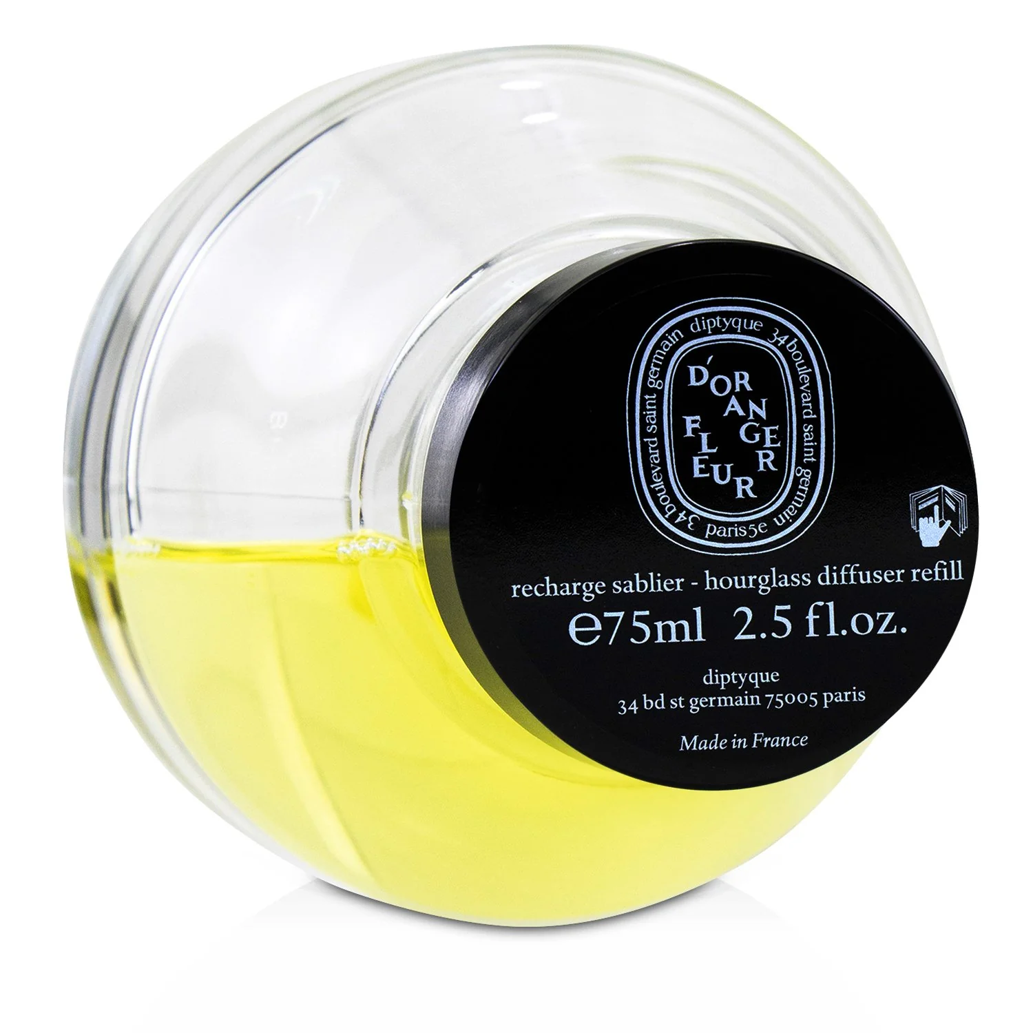 Diptyque Hourglass Diffuser Refill - Fleur D'Oranger (Orange Blossom)  75ml/2.5oz