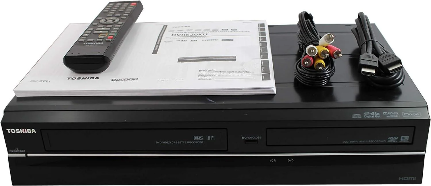 Toshiba DVR620 DVD Recorder / VCR Combo 1080p Upconversion Used