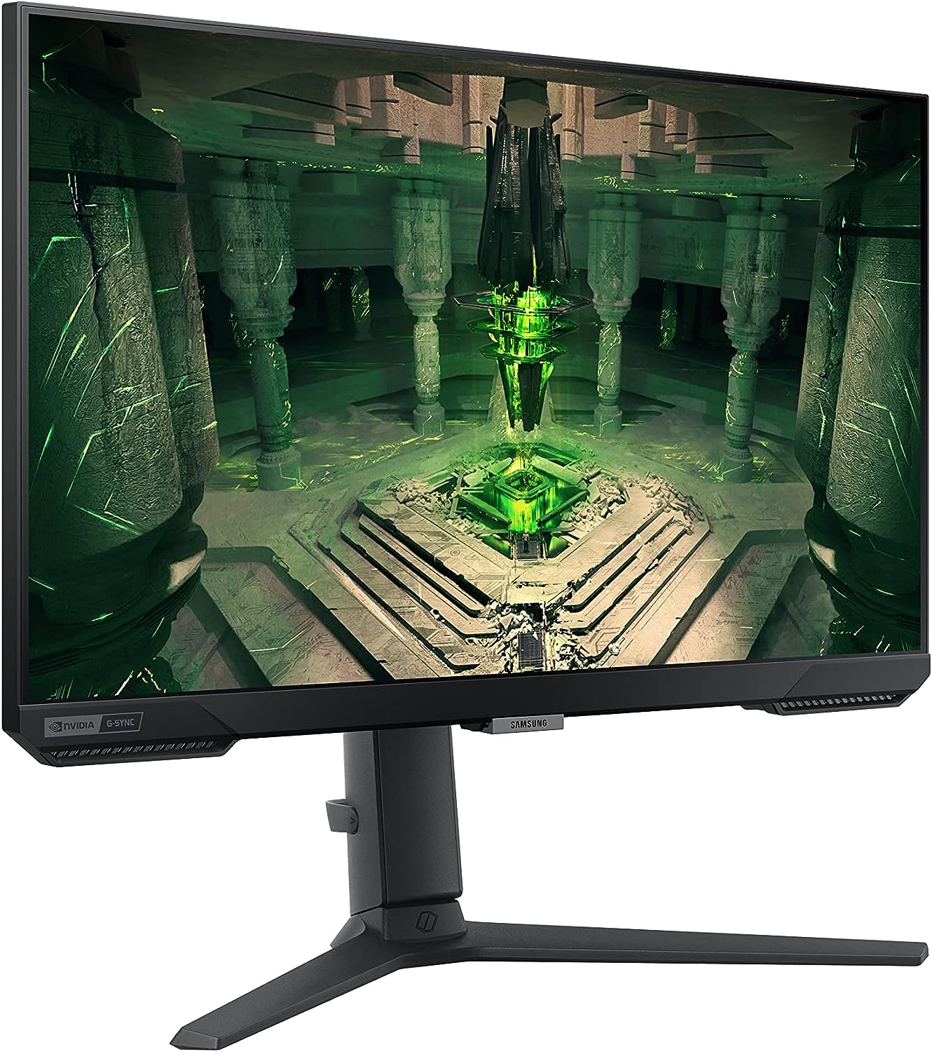 SAMSUNG 25" Odyssey G4 Series FHD Gaming Monitor, IPS, 240Hz, 1ms, G-Sync Compatible, AMD FreeSync Premium, HDR10, Ultrawide Game View, DisplayPort