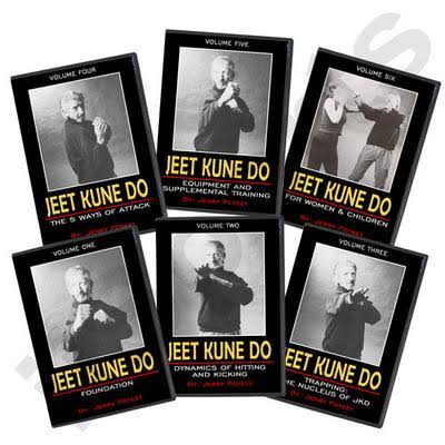 Jerry Poteet Martial Arts Jeet Kune Do Bruce Lee Jun Fan 6 DVD Training Set - Physical