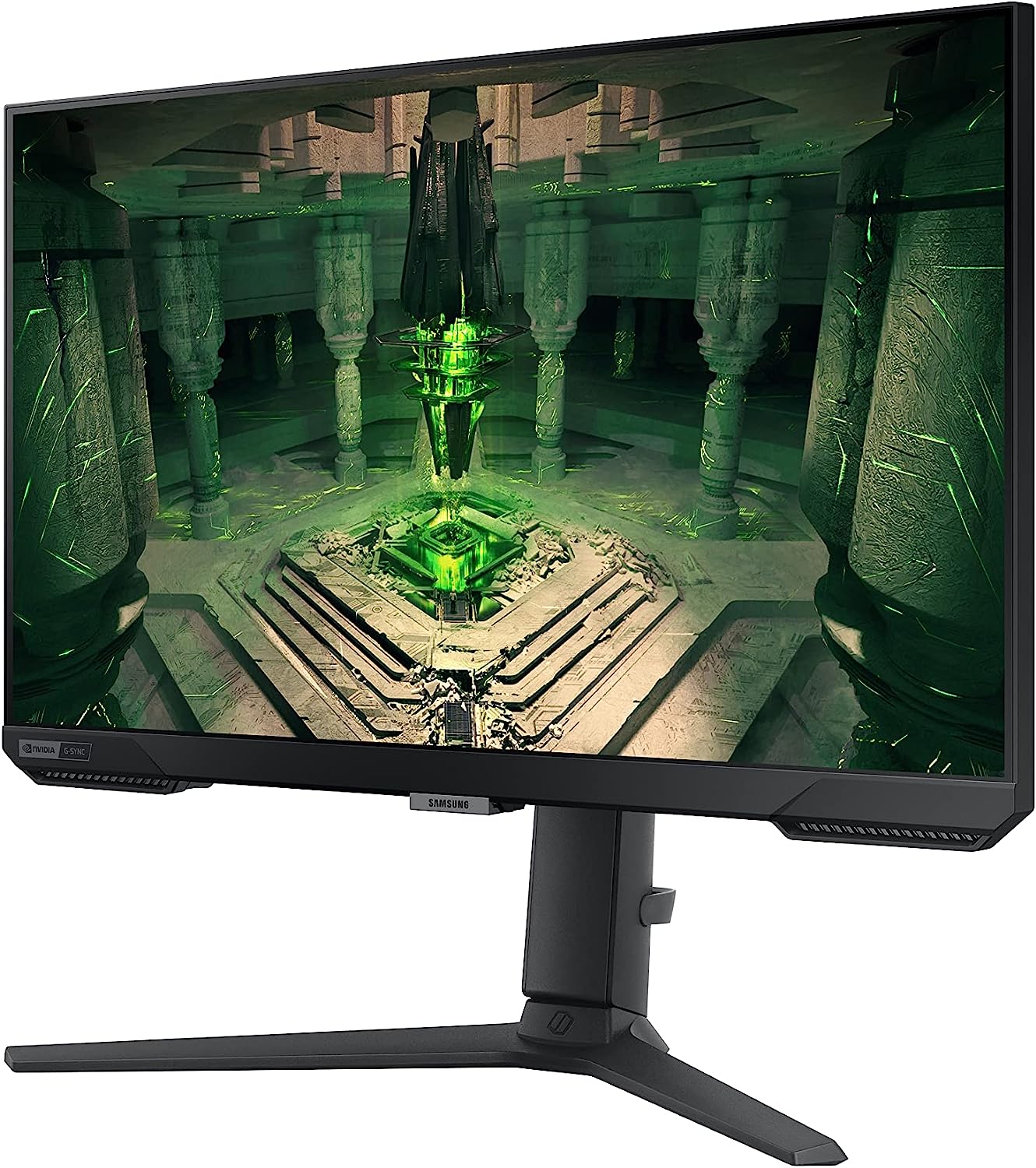 SAMSUNG 25" Odyssey G4 Series FHD Gaming Monitor, IPS, 240Hz, 1ms, G-Sync Compatible, AMD FreeSync Premium, HDR10, Ultrawide Game View, DisplayPort