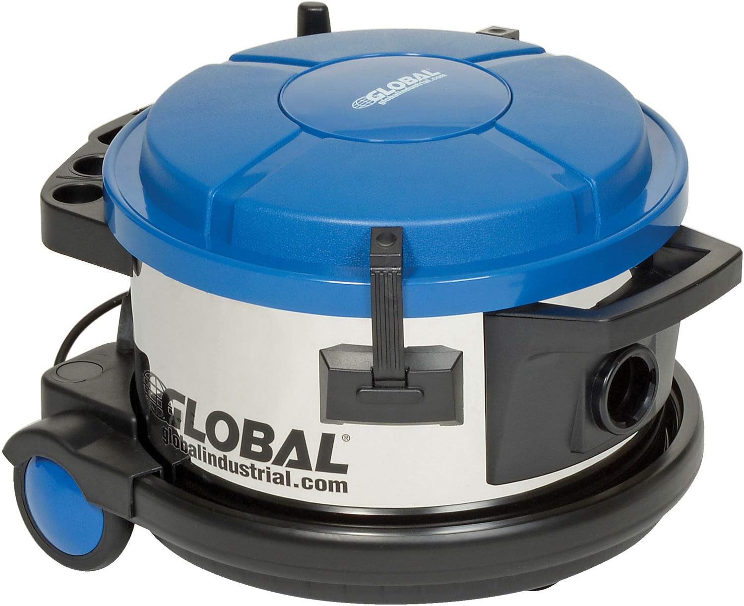 Global Industrial 4 Gallon HEPA Canister Vacuum, Stainless Steel