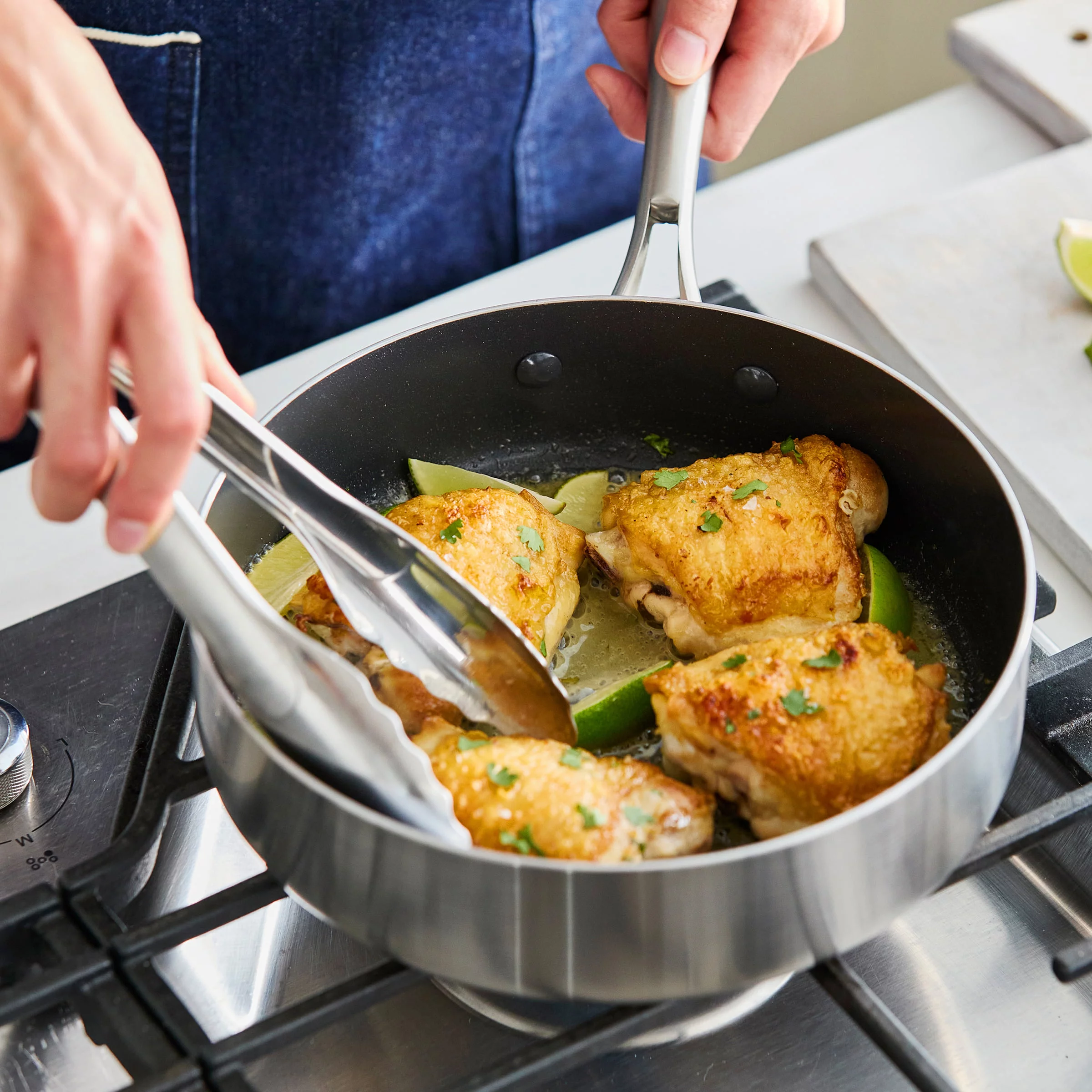 Blue Diamond HD Stainless Steel Clad Pro 10pc Cookware Set