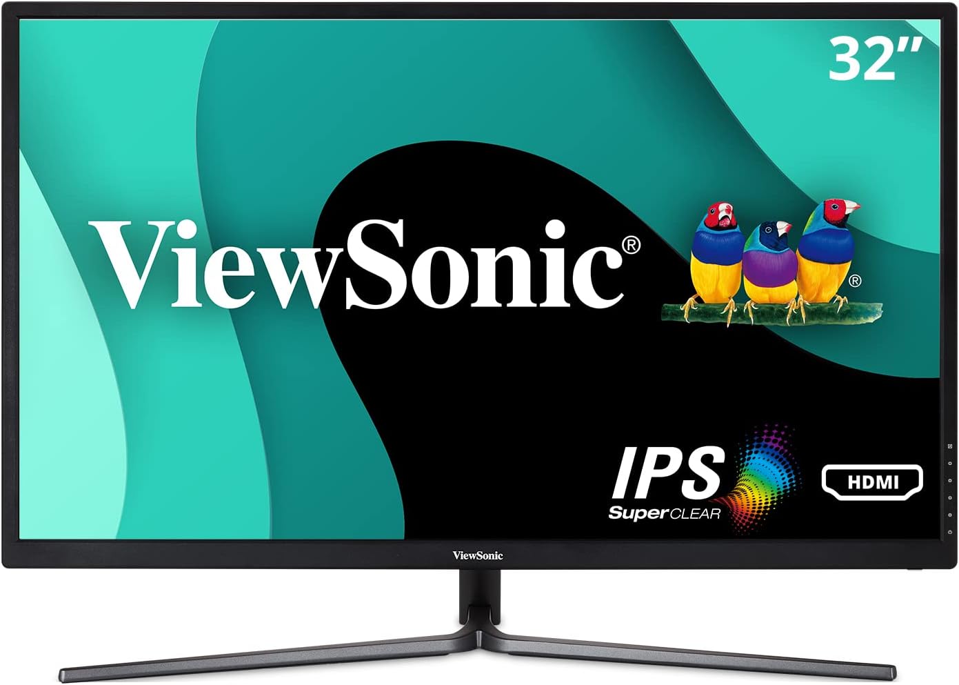 ViewSonic VX4381-4K 43 Inch Ultra HD MVA 4K Monitor Widescreen with HDR10 Support, Eye Care, HDMI, USB, DisplayPort for Home and Office