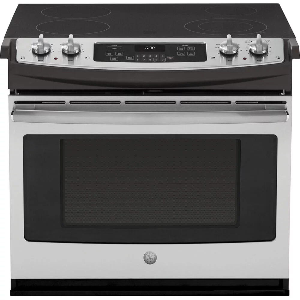GE JD630SFSS 4.4 Cu.Ft. Stainless 4 Burner Drop-In Electric Range - Radiant Selections