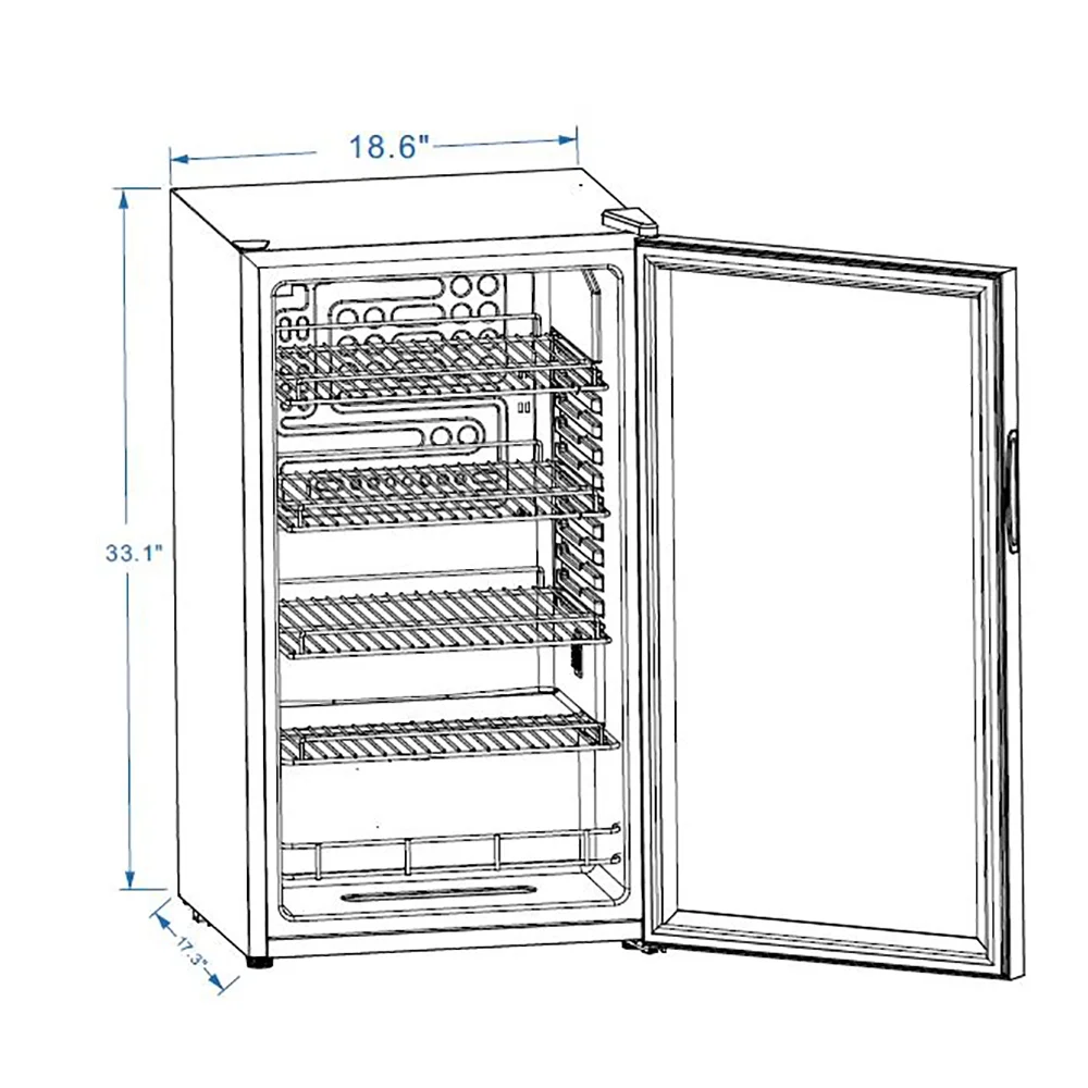 Engel 95 Can Freestanding Beverage Refrigerator