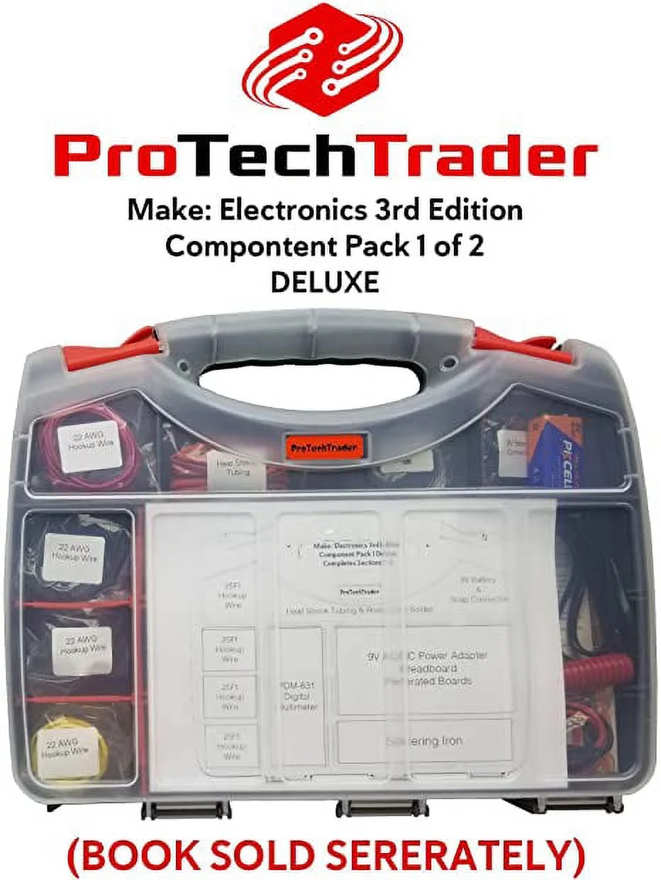 Make: Electronics 3rd Edition Kit 1 Deluxe