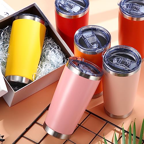 Sieral 36 Packs Stainless Steel Tumbler Bulk with Lid Vacuum Double Wall Insulated Travel Coffee Mug Powder Coated Tumbler Cup for Graduation Wedding