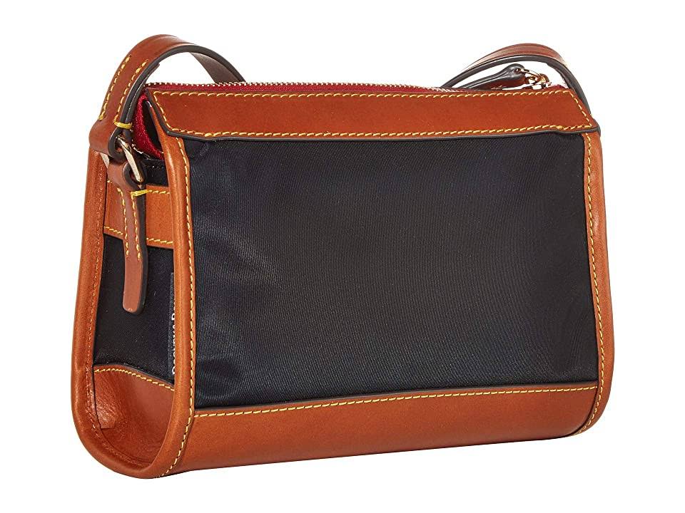 Dooney u0026 Bourke Wayfarer Camden Nylon Zip Crossbody - Black/Gold