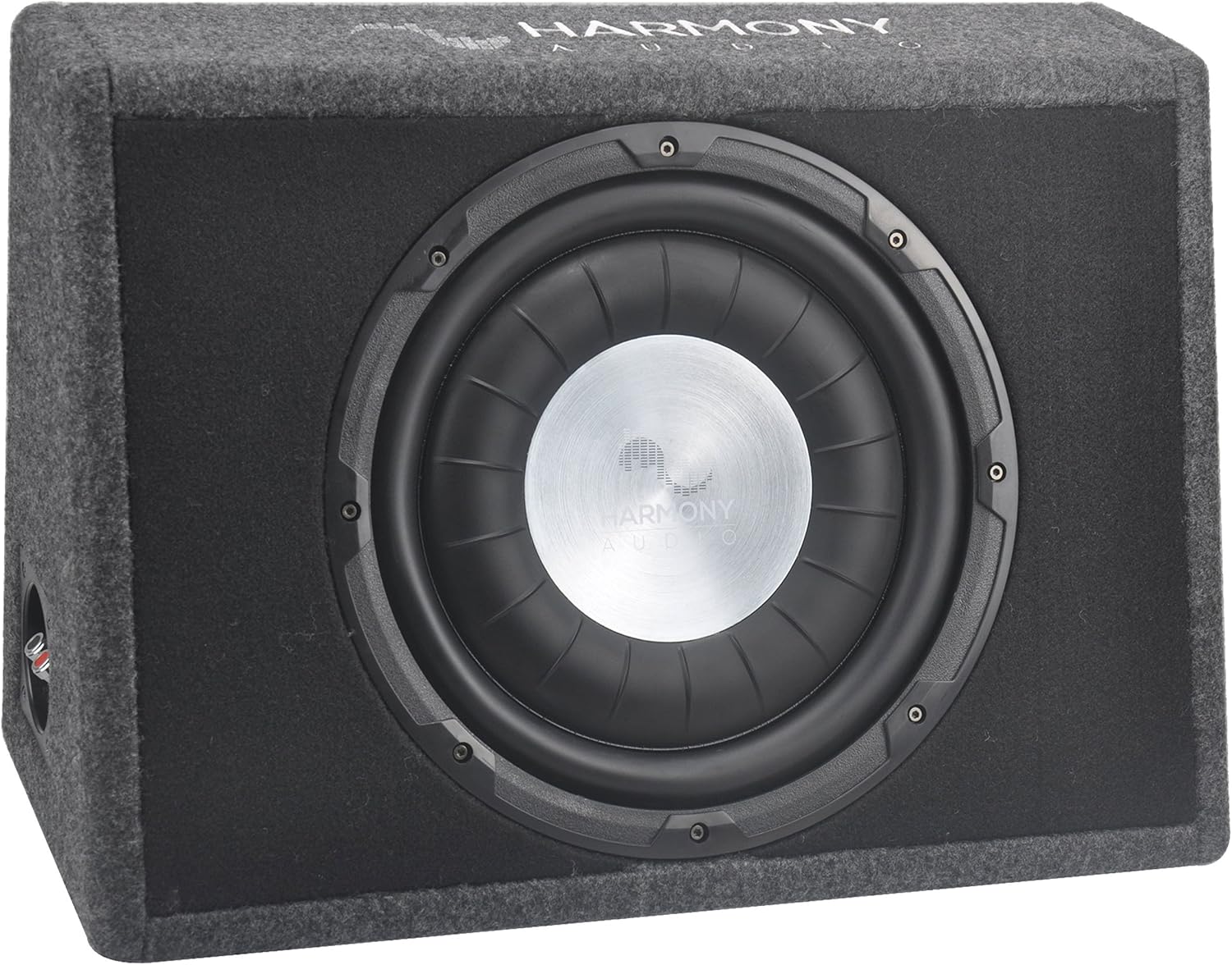 Harmony Audio HA-RD12 Car Rhythm Loaded Dual 12 Vented 1200W Sub Box Enclosure