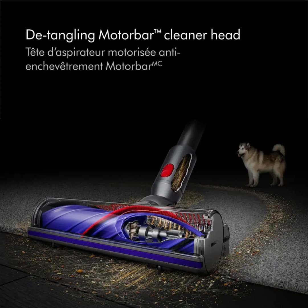 Dyson V8 Origin HEPA Cordless Vacuum Cleaner Red/Iron (Renewed)