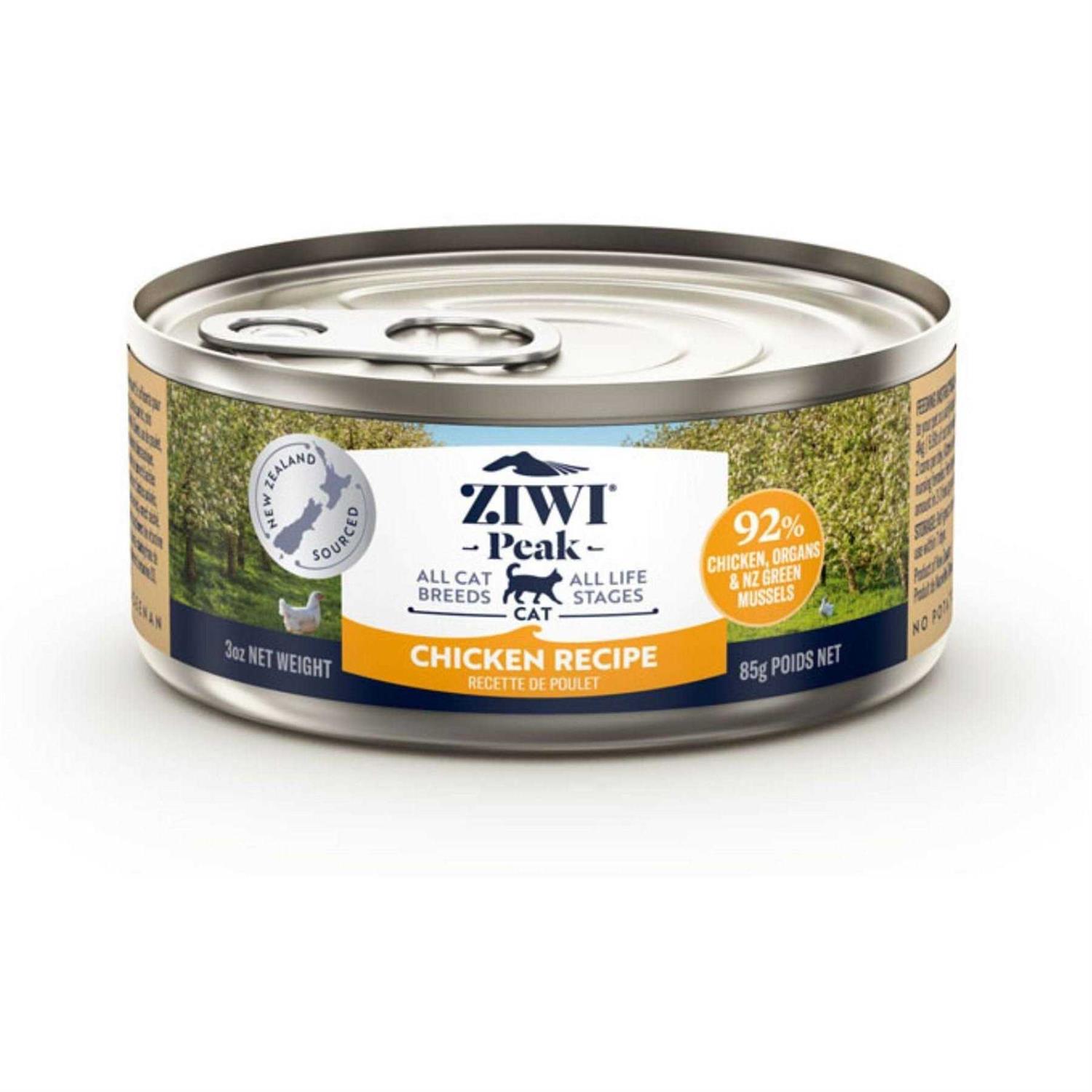 Ziwi Peak Chicken Recipe Canned Cat Food - Pet Supplies online store