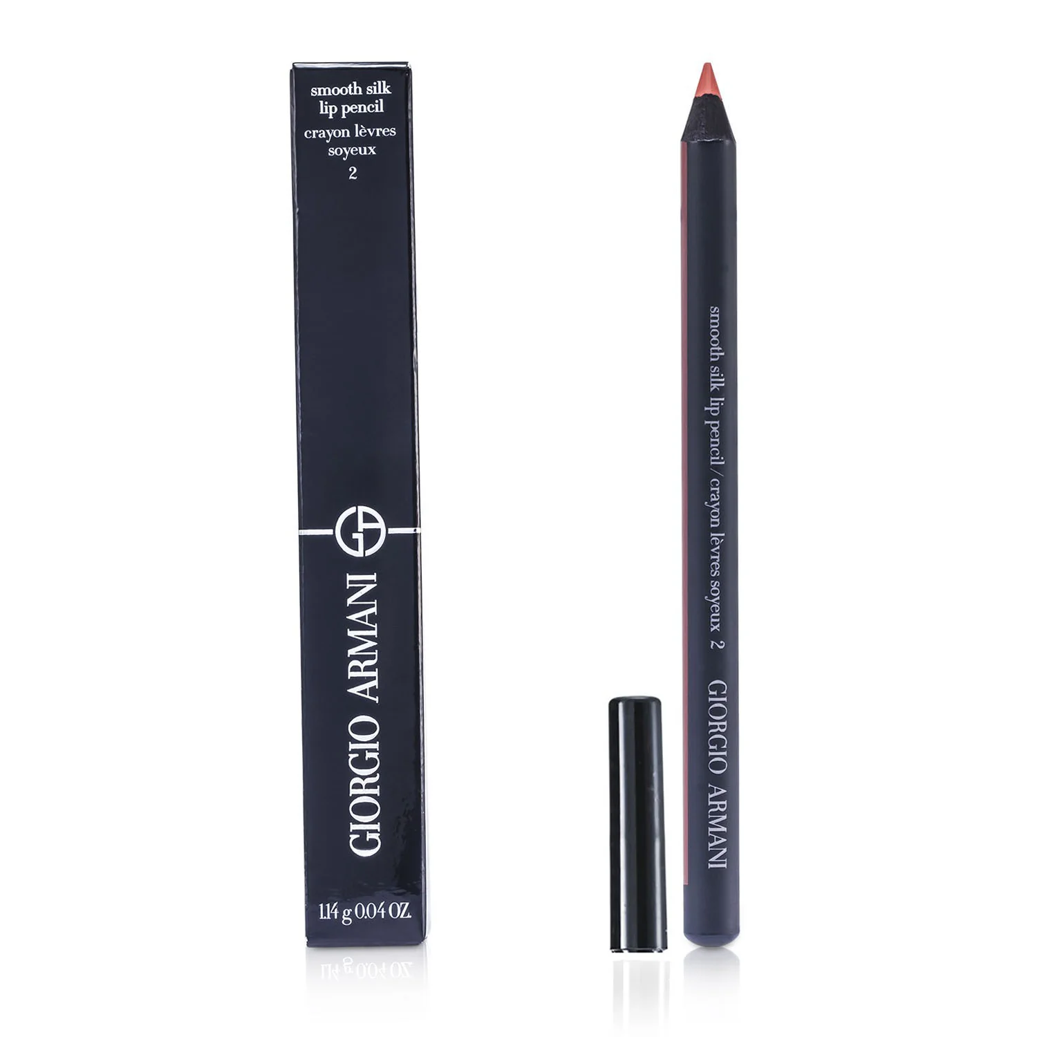 Giorgio Armani Smooth Silk Lip Pencil - #12 Burnt Rose  1.14g/0.04oz