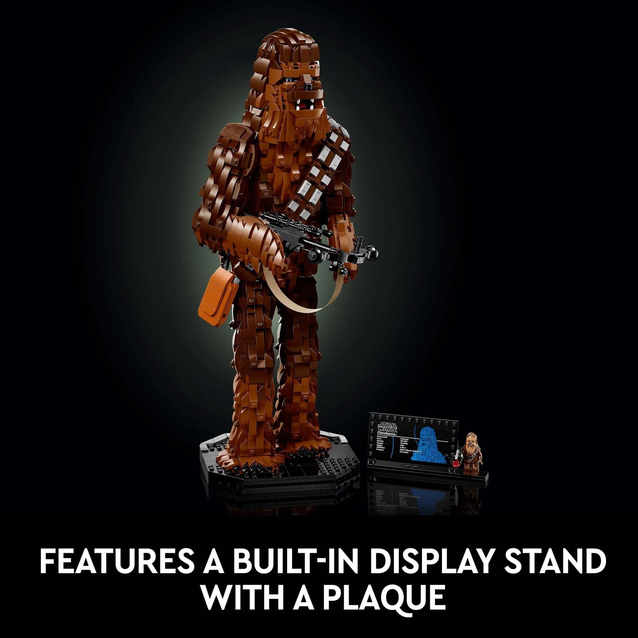 LEGO Star Wars Chewbacca, Buildable May the 4th Collectibles for Adults, Build and Display Chewbacca Collectible, Fun Star Wars Fan Gift for Teens