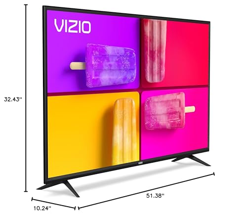 VIZIO 50-Inch V-Series 4K UHD LED Smart TV with Voice Remote, Dolby Vision, HDR10+, Alexa Compatibility, 2022 Model