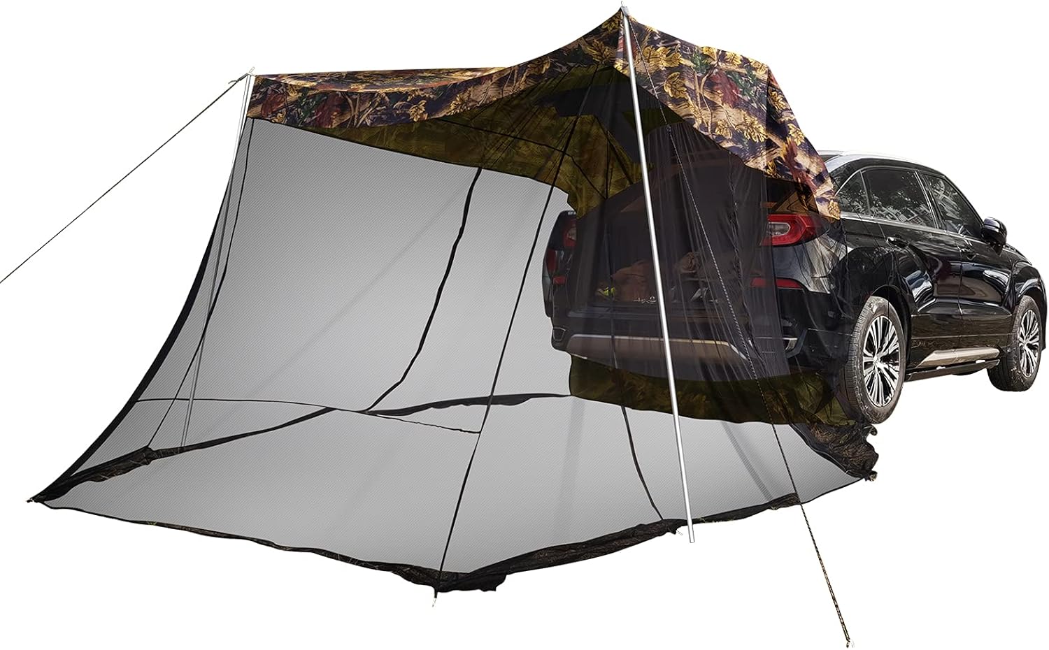 Travel Bird Car Rear Tent Awning Sun Shelter Portable Tent with Mosquito Net, SUV Waterproof Tents for Camping Outdoor Tent Hiking Travel