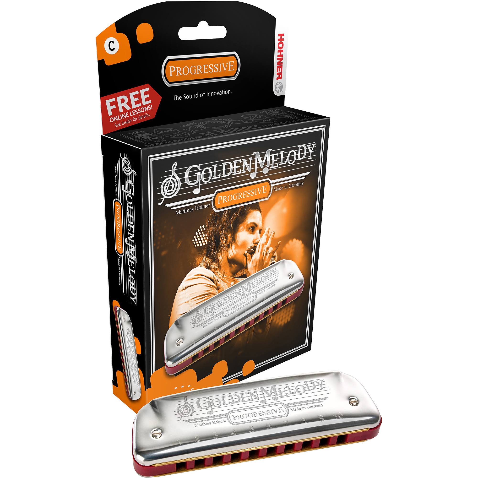 Hohner Golden Melody Diatonic Harmonica, C