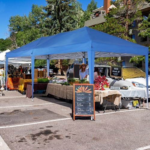 COBIZI 10x10 Pop up Canopy Tent Protable Canopy Tent with 4 Sidewalls Waterproof Commercial Instant Shelter for Parties, Wedding