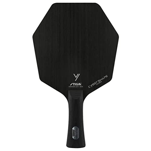 STIGA Cybershape Carbon Table Tennis Blade | Ping Pong Paddle - Unique Design for Larger Hitting Area & Increased Control - Competition Approved
