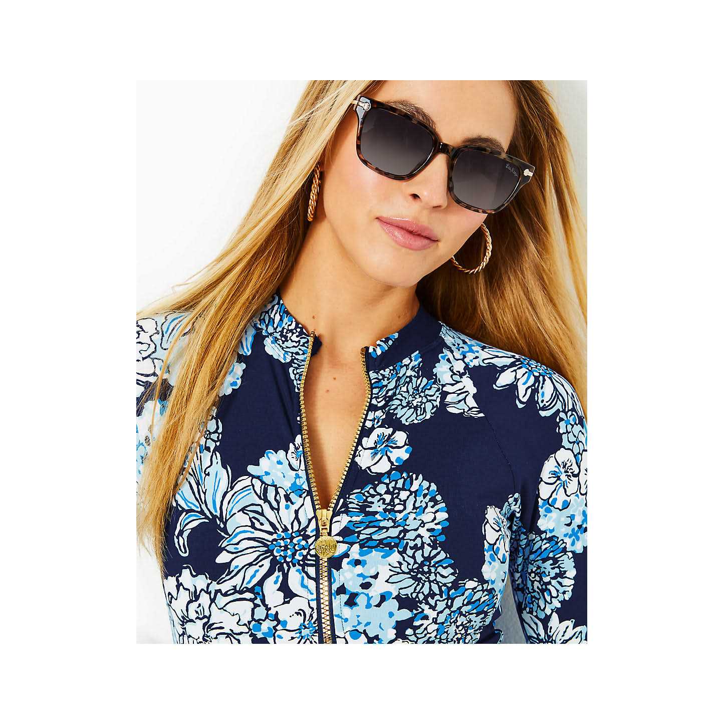 Lilly Pulitzer Randee Rashguard One-Piece Womens Swimsuit - Sports Supplies Online Store