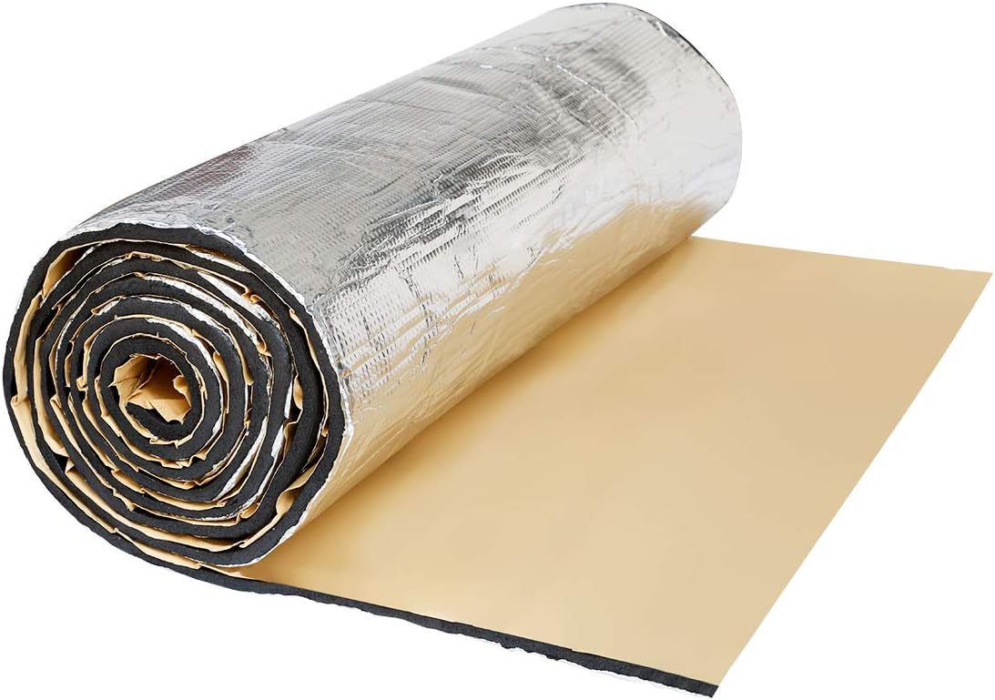 uxcell 236mil 16.36sqft Car Auto Truck Sound Deadener Heat Insulation Underlay Shield Mat 60x40