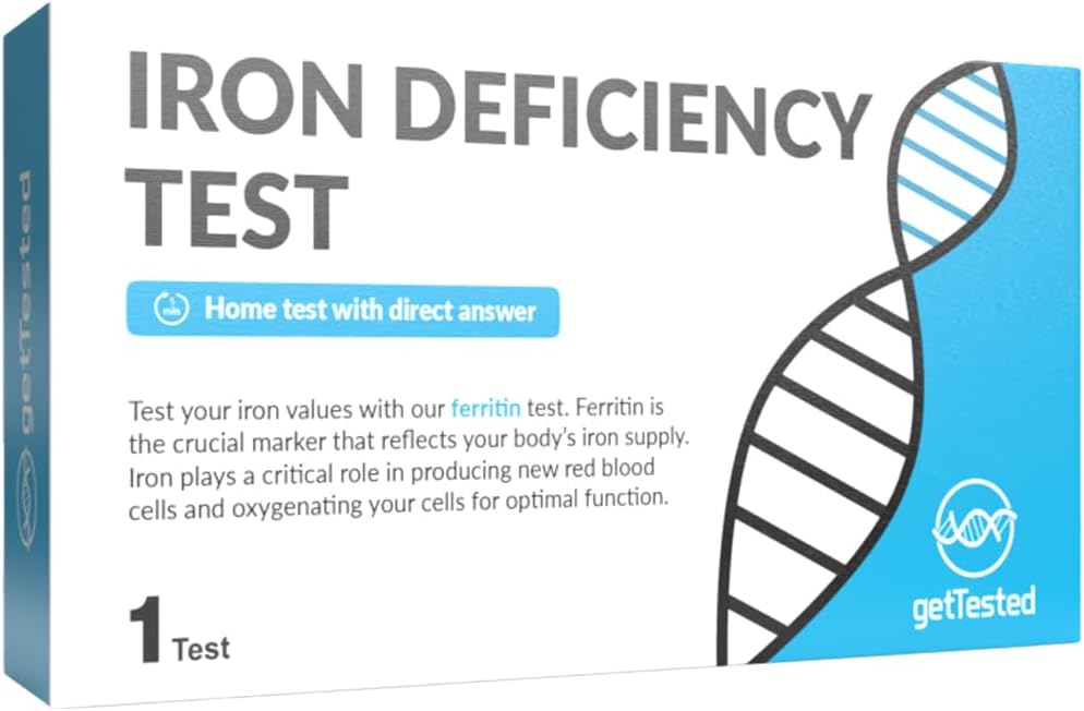 Iron Deficiency Test Kit for Men and Women, at-Home Test