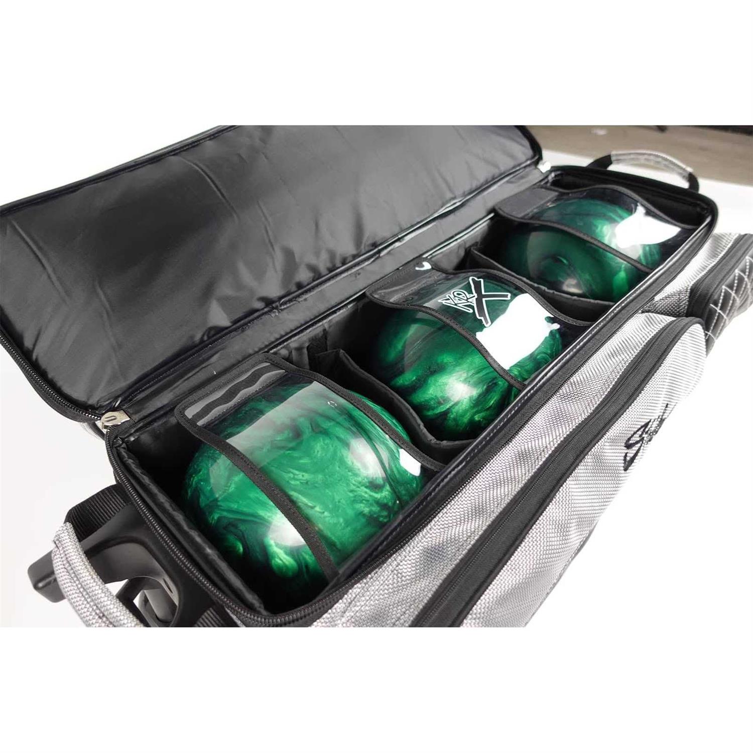 KR Strikeforce Royal Flush Triple Roller Bowling Bag - Sports Supplies Online Store