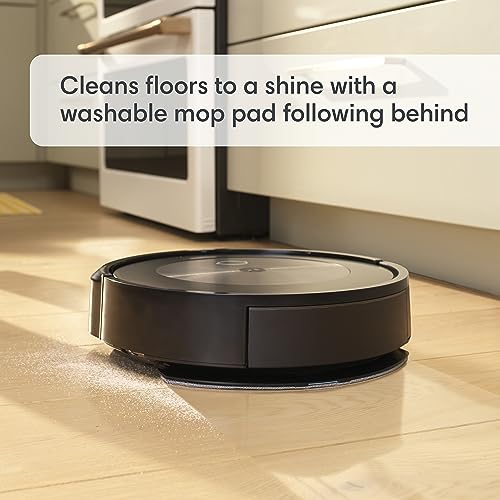iRobot Roomba j7 (7150) Wi-Fi Connected Robot Vacuum - Identifies and avoids Obstacles Like pet Waste & Cords, Smart Mapping, Works with Alexa