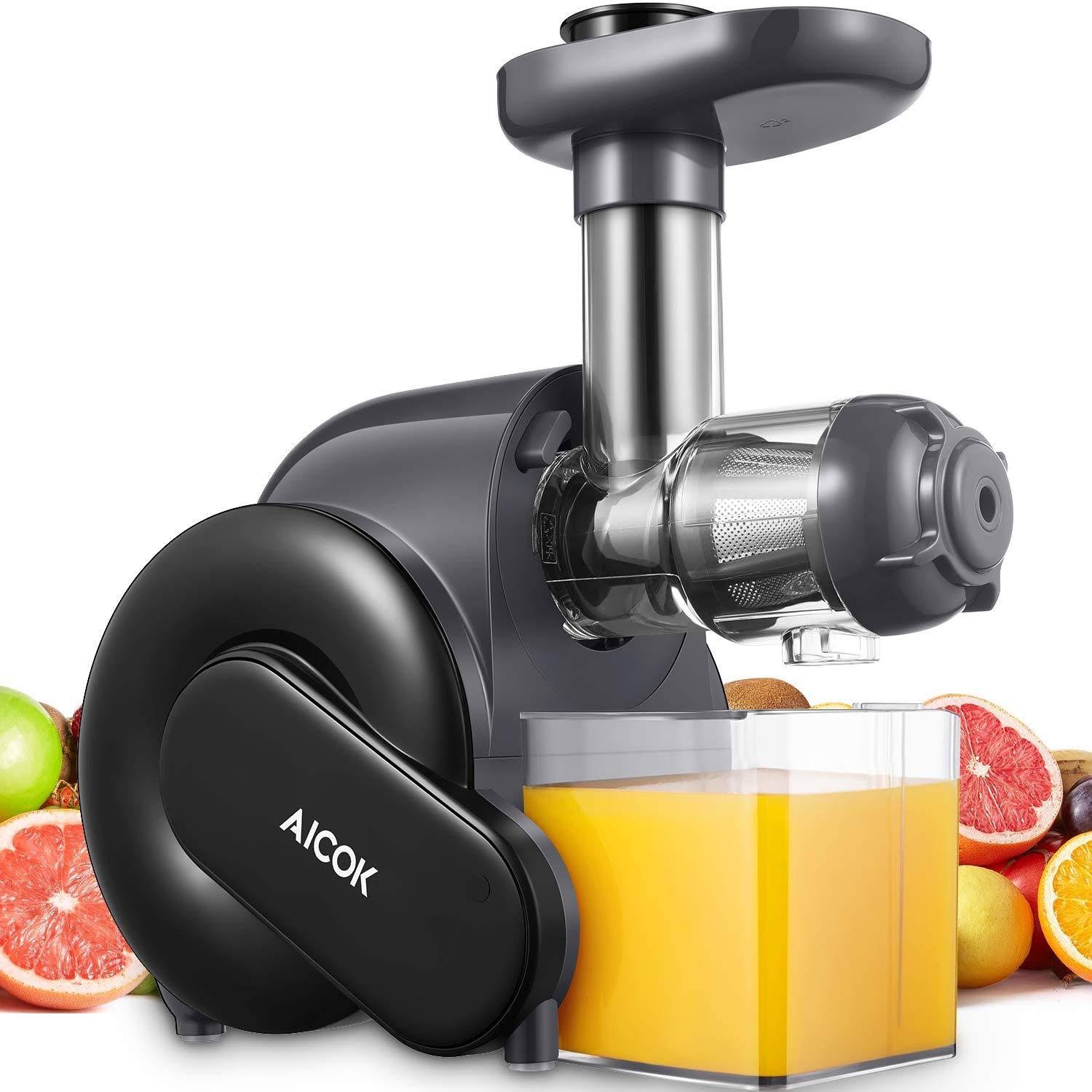 Aicok Slow Masticating Juicer with Quiet Motor