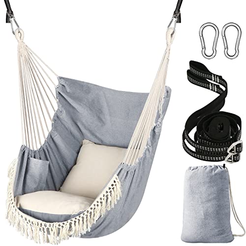 Chihee Hammock Chair Hanging Swing 2 Pillows Included