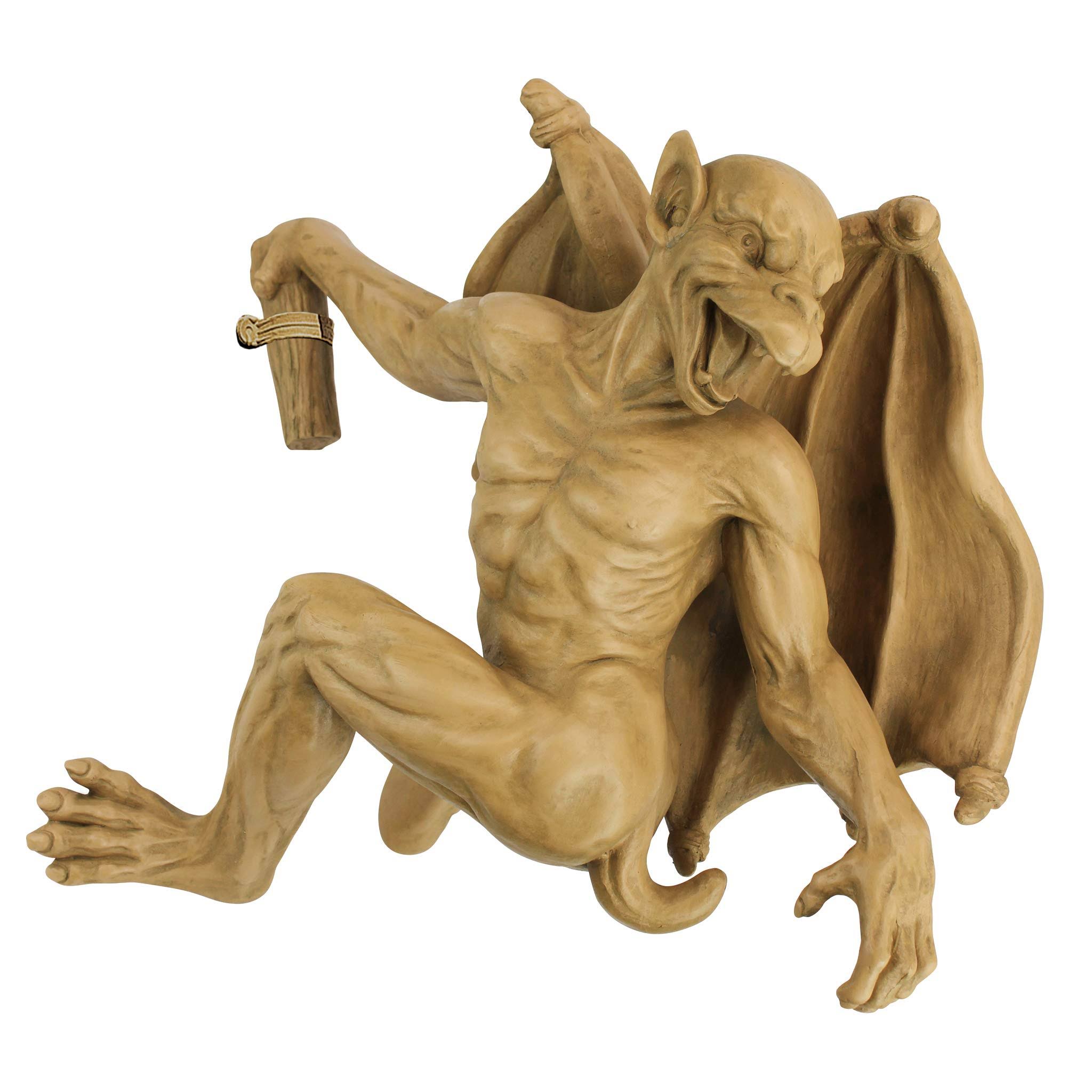 Design Toscano Gaston The Climbing Gothic Gargoyle Statue: Medium