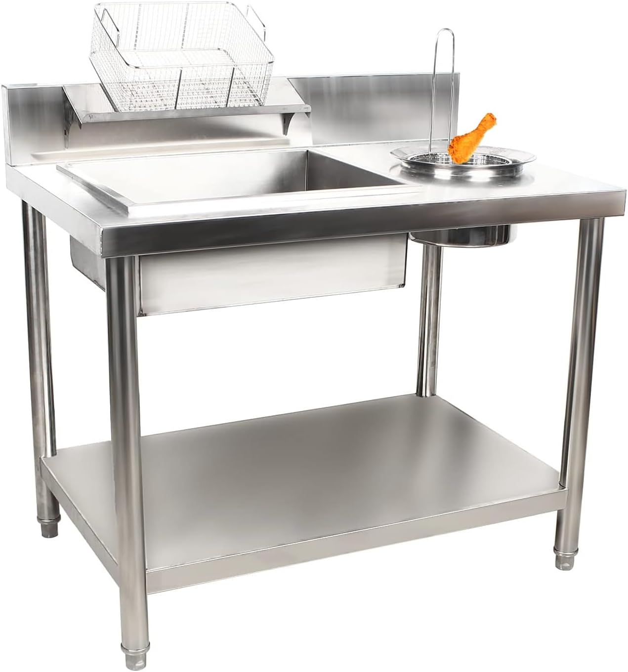 Breading Table Stainless Steel Breading Table