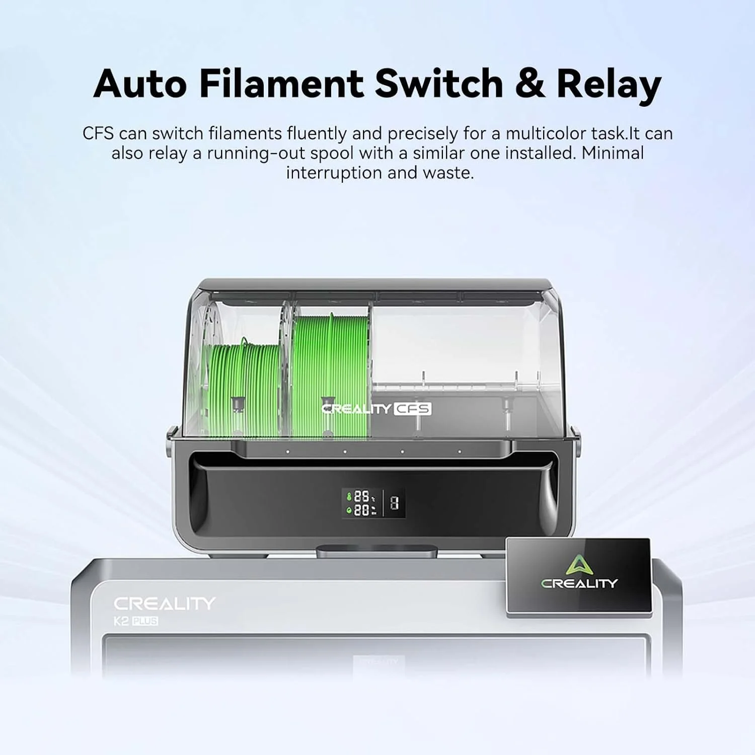 Creality Filament System-CFS 16 Colors Auto Filament Identification &amp; Switch &amp; Relay for K2 Plus
