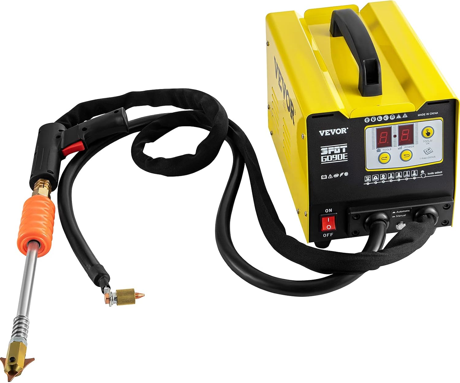 Bestauto 110V Spot Welder Dent Puller, 3000W Stud Welder Dent Repair Kit, 7 Models Spot Welding Machine for Car Body Dent Repair