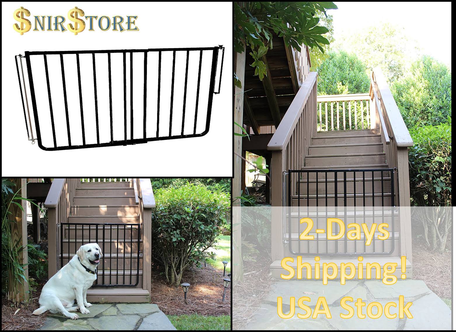 Cardinal Gates - Stairway Special Safety Gate, Black