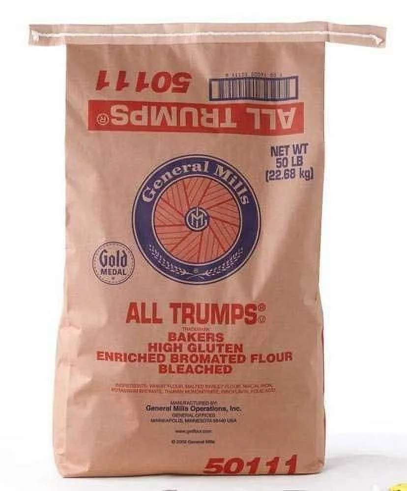 BSL All Trumps High Gluten Flour, 50 Pound - Curated Treasures Market