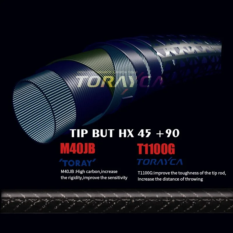 PURELURE WILD 1-Piece Rod All Fuji SIC Guide Rings Pike Rod Black Bass Rod Cork Handle Toray T1100G Cloth Zander