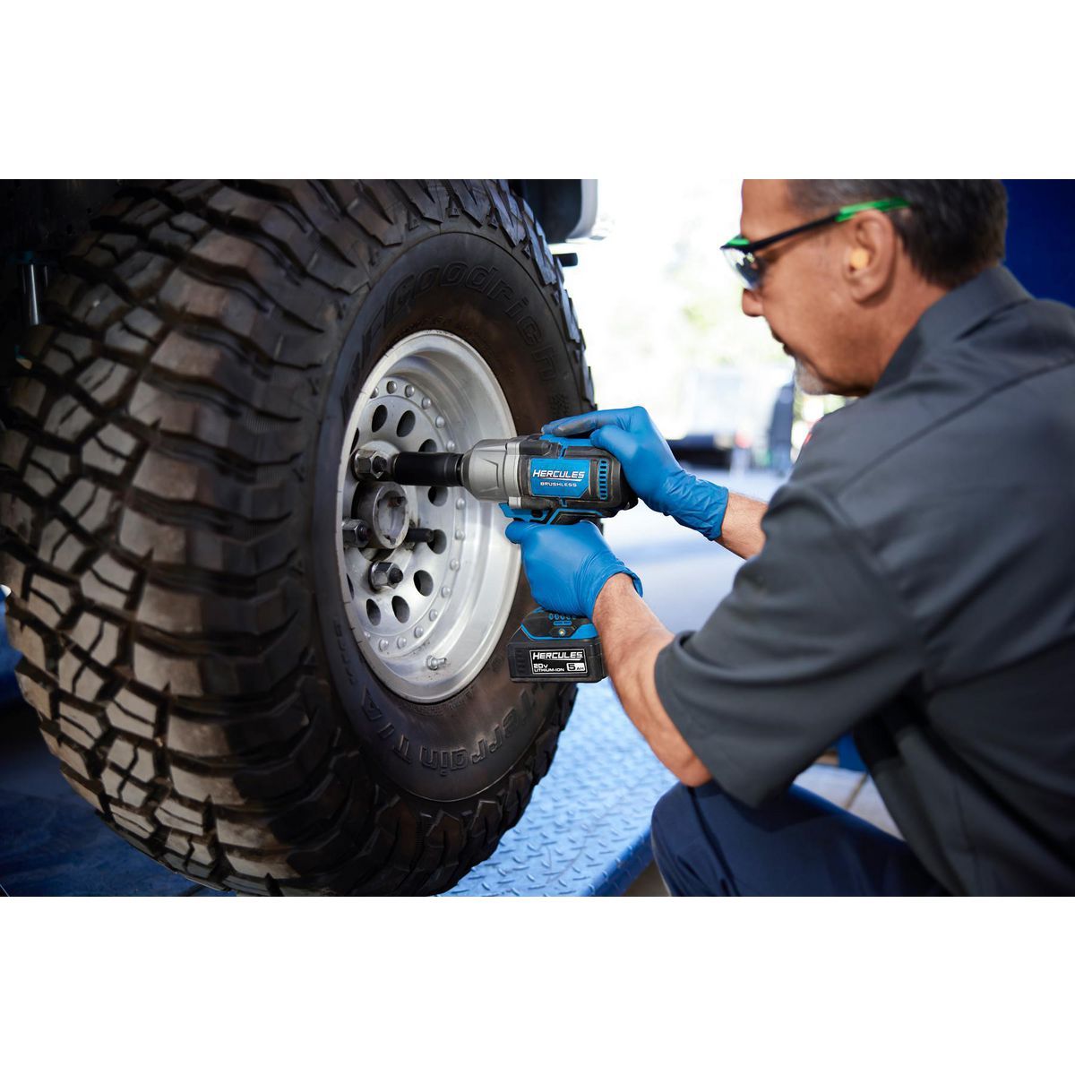 HERCULES 20V Brushless Cordless, 1/2 in. High-Torque Impact Wrench with Friction Ring - Tool Only