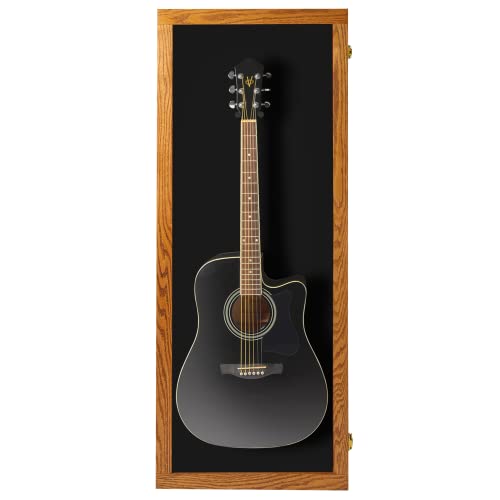 Acoustic Guitar Display Case - Acrylic Acoustic Guitar Case - Guitar Display Case Wall Mount