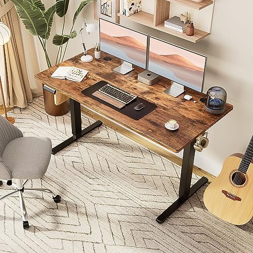 Standing Desk, Adjustable Height Electric Sit Stand Up Down Computer Table