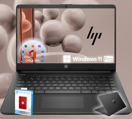 HP 14 Ultrabook • Intel 4-Core CPU • Back to School Limited Edition with Microsoft 365 • 32GB RAM • 1.6TB Storage (128GB OnBoard withHP 512GB P500